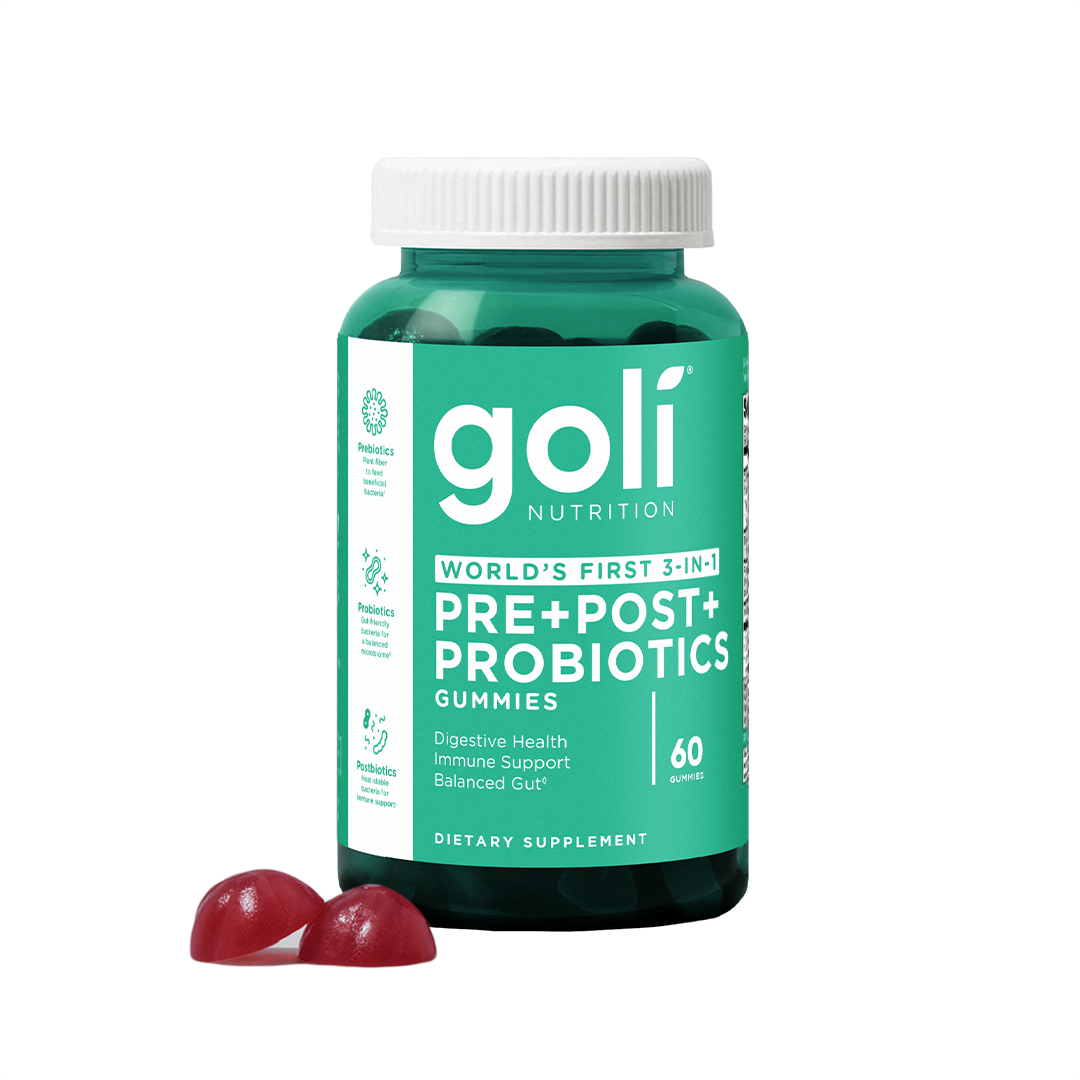 Goli Nutrition Pre + Post + Probiotics Gummies