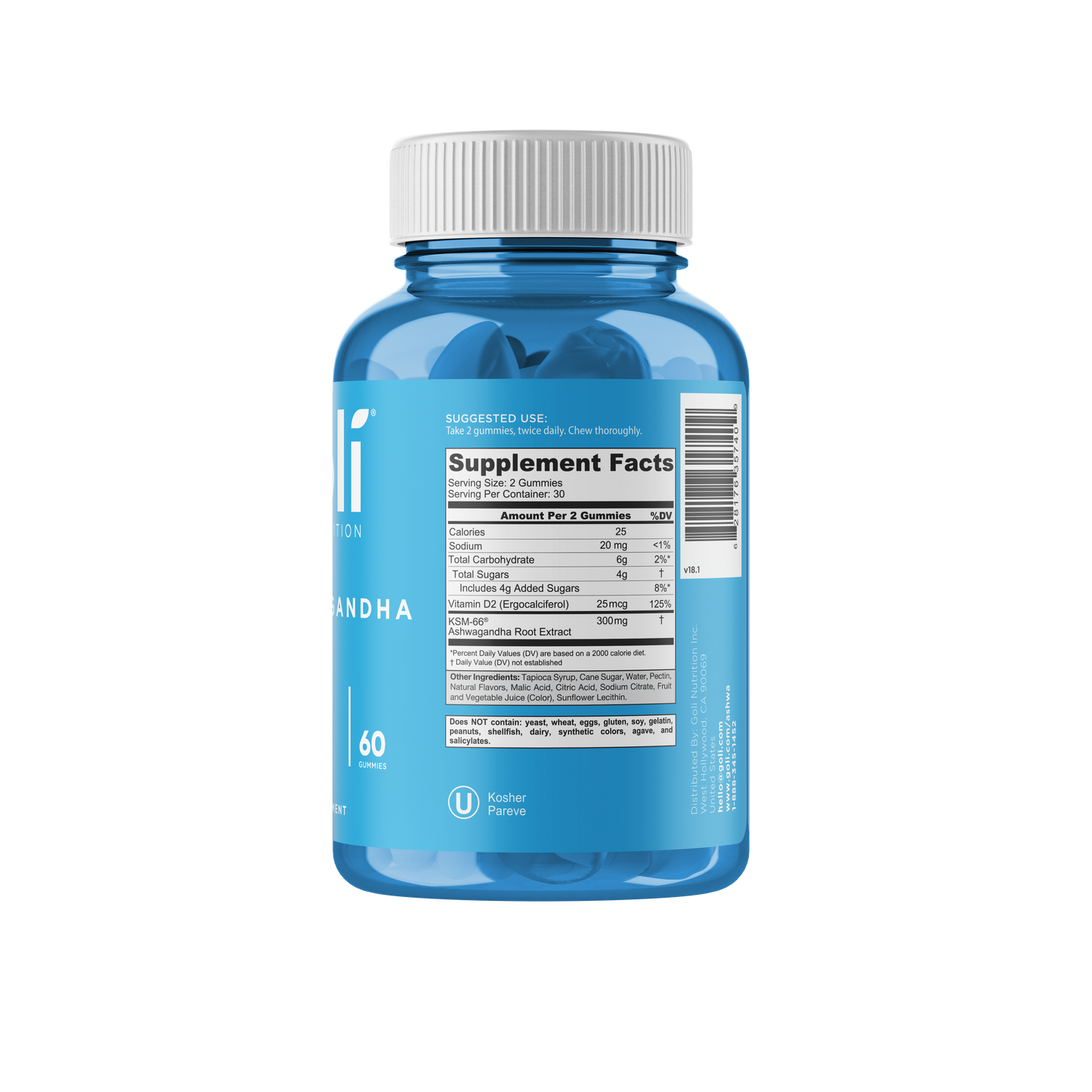 Goli Nutrition Ashwagandha Gummies