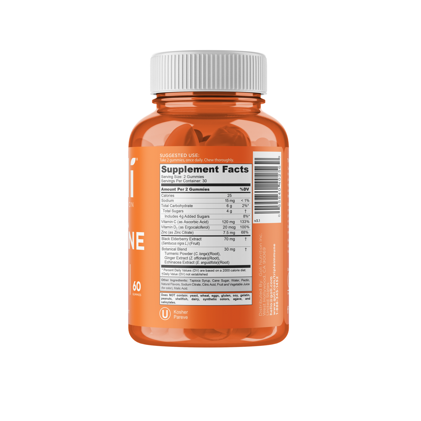 Goli Nutrition Immune Multivitamin Gummies