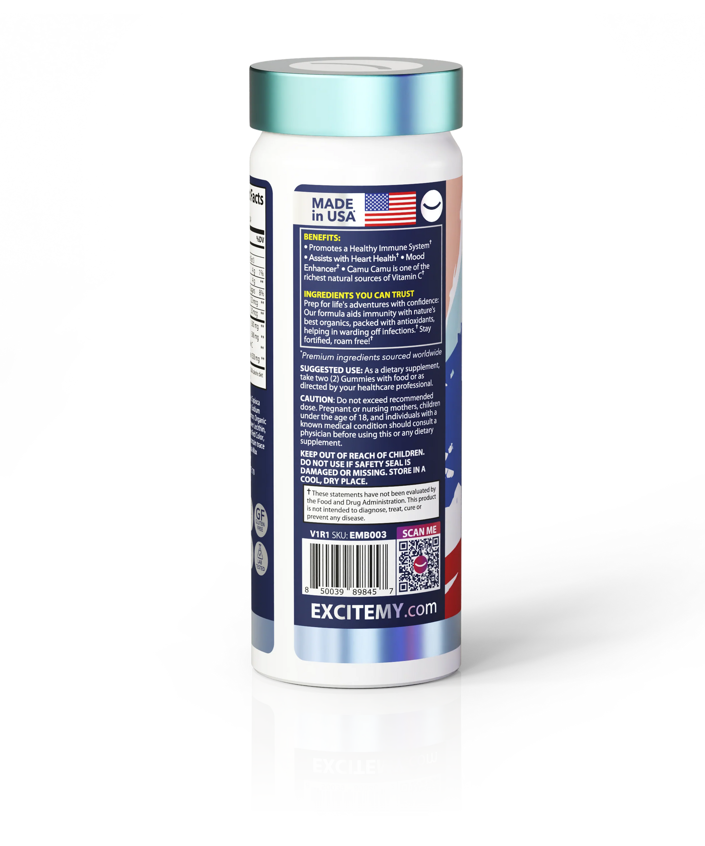 Excite My Immune Organic Elderberry Gummies