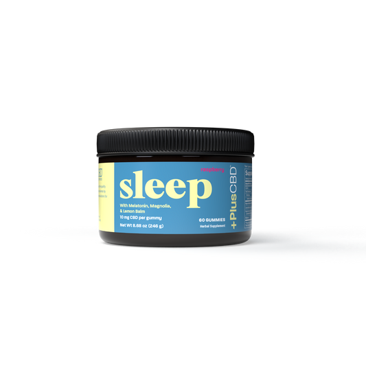 PLUSCBD Sleep Raspberry Gummies