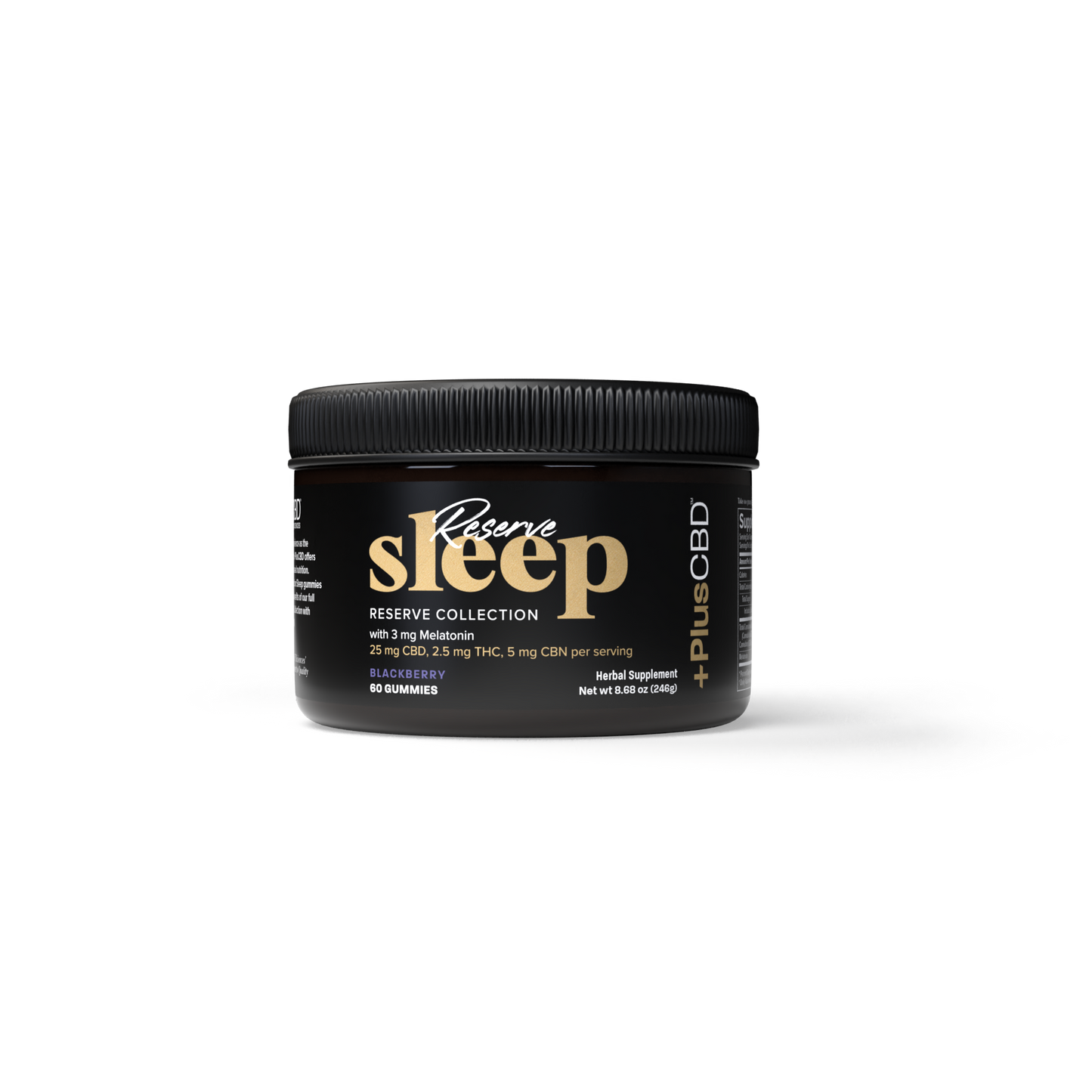 PlusCBD Reserve Collection Sleep Gummies Blackberry