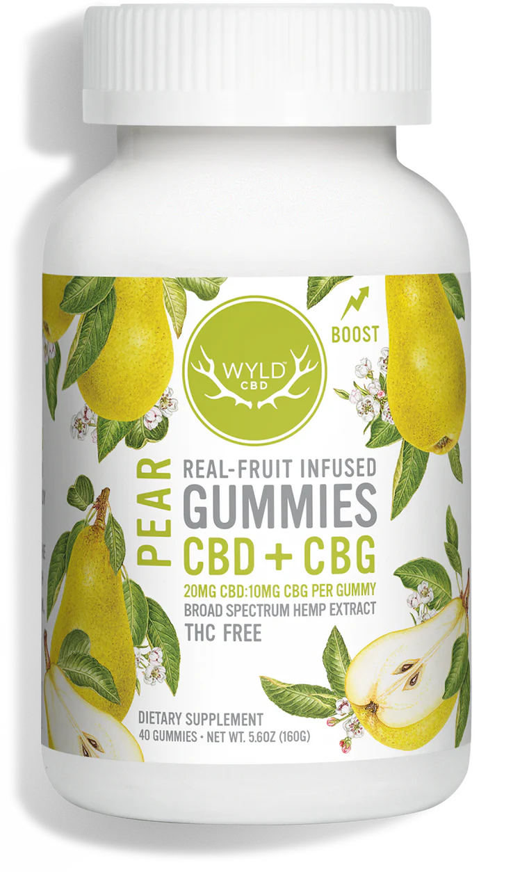 Wyld Pear CBD-CBG Gummies