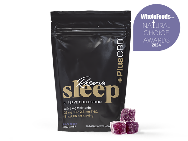 PlusCBD Reserve Collection Sleep Gummies Blackberry